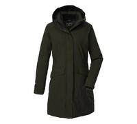 Women's long hooded waterproof jacket Killtec Kow 18 Vert 42