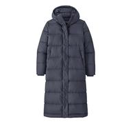 Women's long parka Patagonia Silent Down Bleu S