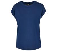Urban Classics Women's Ladies Extended Shoulder Tee T-Shirt, Space Blue, XS