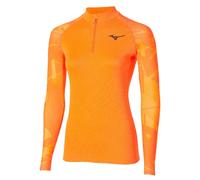 Women's long-sleeve 1/4 zip active top Mizuno VIRT G5 M