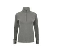 Women's Long Sleeve 1/4 Zip Top Tombo Gris XL