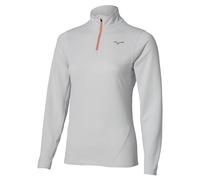 Women's long sleeve and half zip athletic top Mizuno Tech Thermal Charge Breath Thermo S