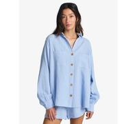 Billabong - Women's Swell Blouse - Blouse size M, blue