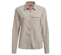 Craghoppers Nosilife Adventure Iii Long Sleeve Shirt Grey 34 Woman