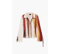 Women's long sleeve blouse Desigual Lacroix Marron S