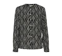 Women's long sleeve blouse KAFFE KAJaden Noir 42