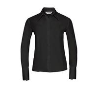 Women's long sleeve blouse Russell Athletic Ultimate Non-iron Noir 3XL