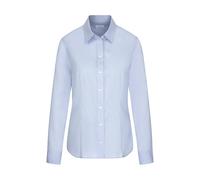 Women's long sleeve blouse Seidensticker Regular Fit Kent Bleu 48