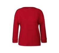 Women's long sleeve boat neck t-shirt Street One Rouge 38