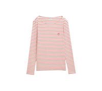 Women's Long Sleeve Cotton Striped T-Shirt Tom Tailor Rouge 3XL