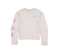 Women's Long Sleeve Cotton T-shirt Mons Royale Yonder Blanc XS