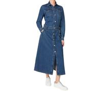 Pepe Jeans Becky Denim Long Sleeve Dress Blue S Woman