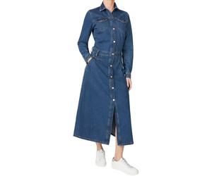 Women's long sleeve denim dress Pepe Jeans Becky Bleu S