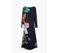 Desigual Long Dress PATCH FIONA in Black EU L