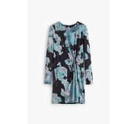 Women's long sleeve dress Desigual Wall Lacroix Bleu M