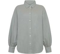 Women's Long Sleeve Flannel Shirt KnowledgeCotton Apparel Organic GOTS Jaune S