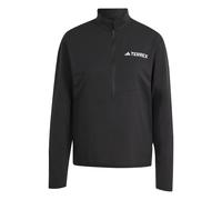 adidas Women's Terrex Multi Climacool Half Zip Long Sleeve Shirt, Black, M