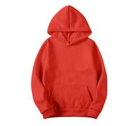 Women's Long Sleeve Hoodie, Women's Large Size Solid Colour Comfortable Fit Loose Fit Pullover Casual Chic And Elegant Everyday Classic Streetwear