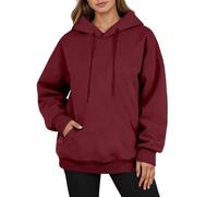 Women's Long Sleeve Hoodie, Women's Sports Jacket, Large Size, Casual, Comfortable, Solid Colour, Loose, Loose, Jumper, Chic and Elegant with Pockets, Autumn, Winter Sportwear