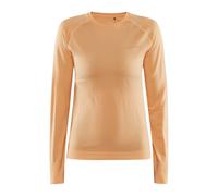 Craft - Women's Core Dry Active Comfort L/S - Synthetic base layer size M, orange/sand