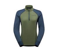La Sportiva - Women's Swift Longsleeve - Sport shirt size M, olive/blue