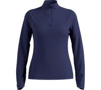 Odlo Zeroweight Warm Half Zip Sweatshirt Blue S Women