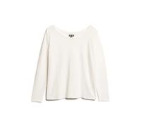 Women's long sleeve jersey T-shirt Superdry Blanc L