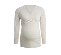 Women's Long Sleeve Maternity T-Shirt Baby's Only Glow Beige XL