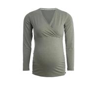 Women's Long Sleeve Maternity T-Shirt Baby's Only Glow Vert XL