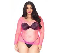 Leg Avenue Net Long Sleeved Shirt Plus Size 14 To 18