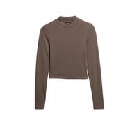 Women's long sleeve open back Jersey Superdry Marron L
