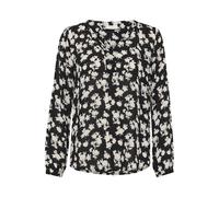 Women's long sleeve printed blouse KAFFE Amber Noir 40