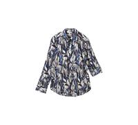 Women's Long Sleeve Printed Blouse Tom Tailor Bleu 46
