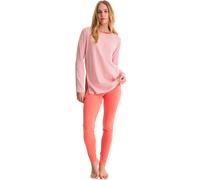 Women's long-sleeve pyjama Lisca Infinity Orange M