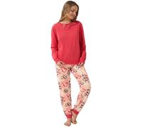 Women's long-sleeve pyjama Lisca Ocean Orange M