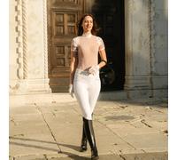 Women's long sleeve riding polo shirt Cavalliera Blossom