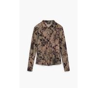 Women's long sleeve shirt Desigual Beige S
