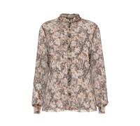 Women's long sleeve shirt Guess Clouis striped Marron M
