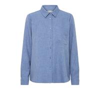 Women's long sleeve shirt Ichi Remi Bleu 38