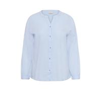 Women's long sleeve shirt KAFFE Curve Nana Bleu 54