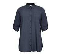 Women's long sleeve shirt KAFFE Curve Nana Blue 50