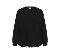 Women's long sleeve shirt KAFFE Curve Nana Noir 48