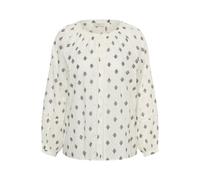 Women's long sleeve shirt KAFFE Curve Wily Blanc 44