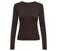 Women's Long Sleeve Shirt - Onlriley o-Neck Top,Long Sleeve, Crew Neck, Cotton S