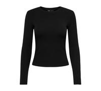 Women's Long Sleeve Shirt - Onlriley o-Neck Top,Long Sleeve, Crew Neck, Cotton S