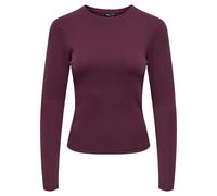Women's Long Sleeve Shirt - Onlriley o-Neck Top,Long Sleeve, Crew Neck, Cotton S