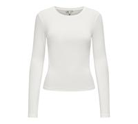Women's Long Sleeve Shirt - Onlriley o-Neck Top,Long Sleeve, Crew Neck, Cotton S