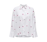 ONLY Women's Female Onlnew Hemd Blouse, Bright White 6, S