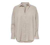 Women's long sleeve shirt Only Zazima Beige L