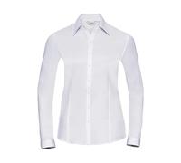 Women's long sleeve shirt Russell Athletic Herringbone Blanc XL